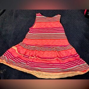 Crewcuts Pink and Orange Halter Sundress